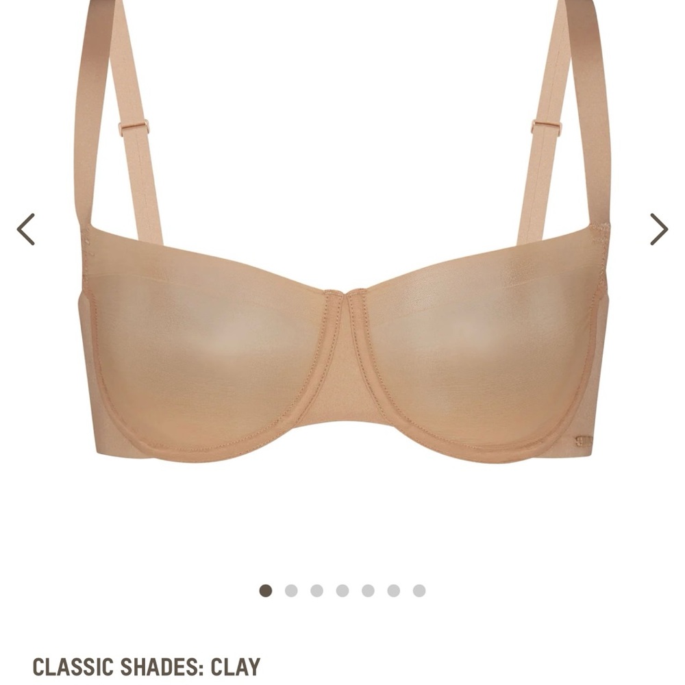 Skims No Show Unlined Balconette Bra